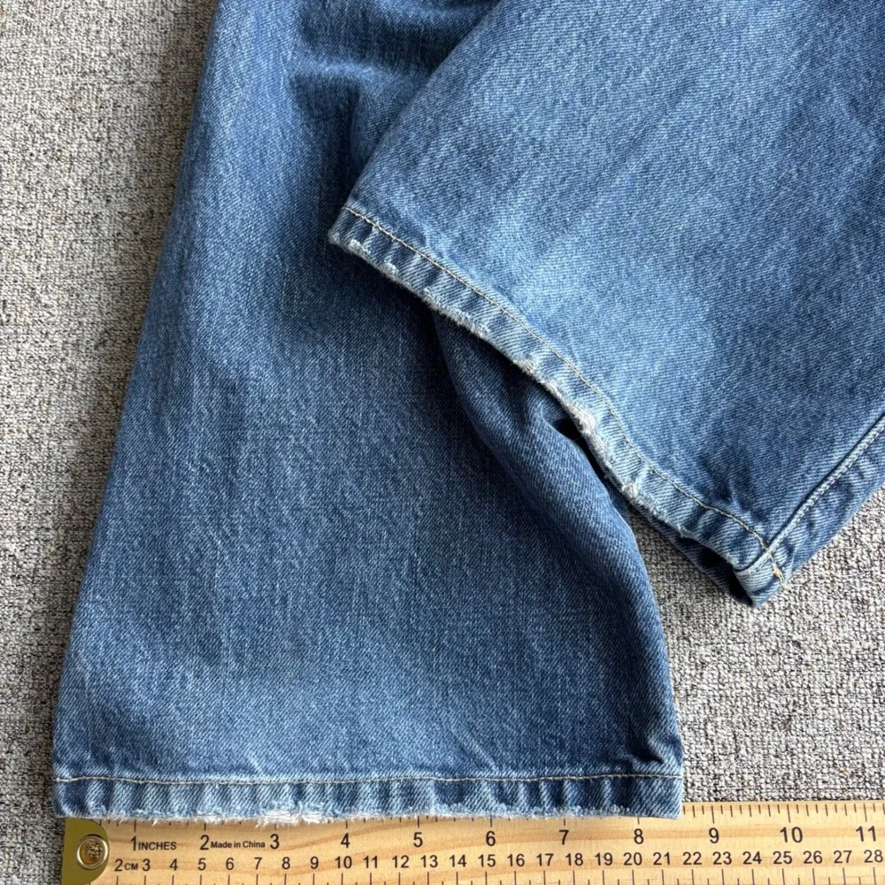 Lucky Brand Jeans Men 33x30 Dungarees American Classic Blue Made in USA Vintage